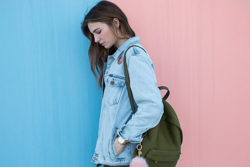 Patched Denim Jacket